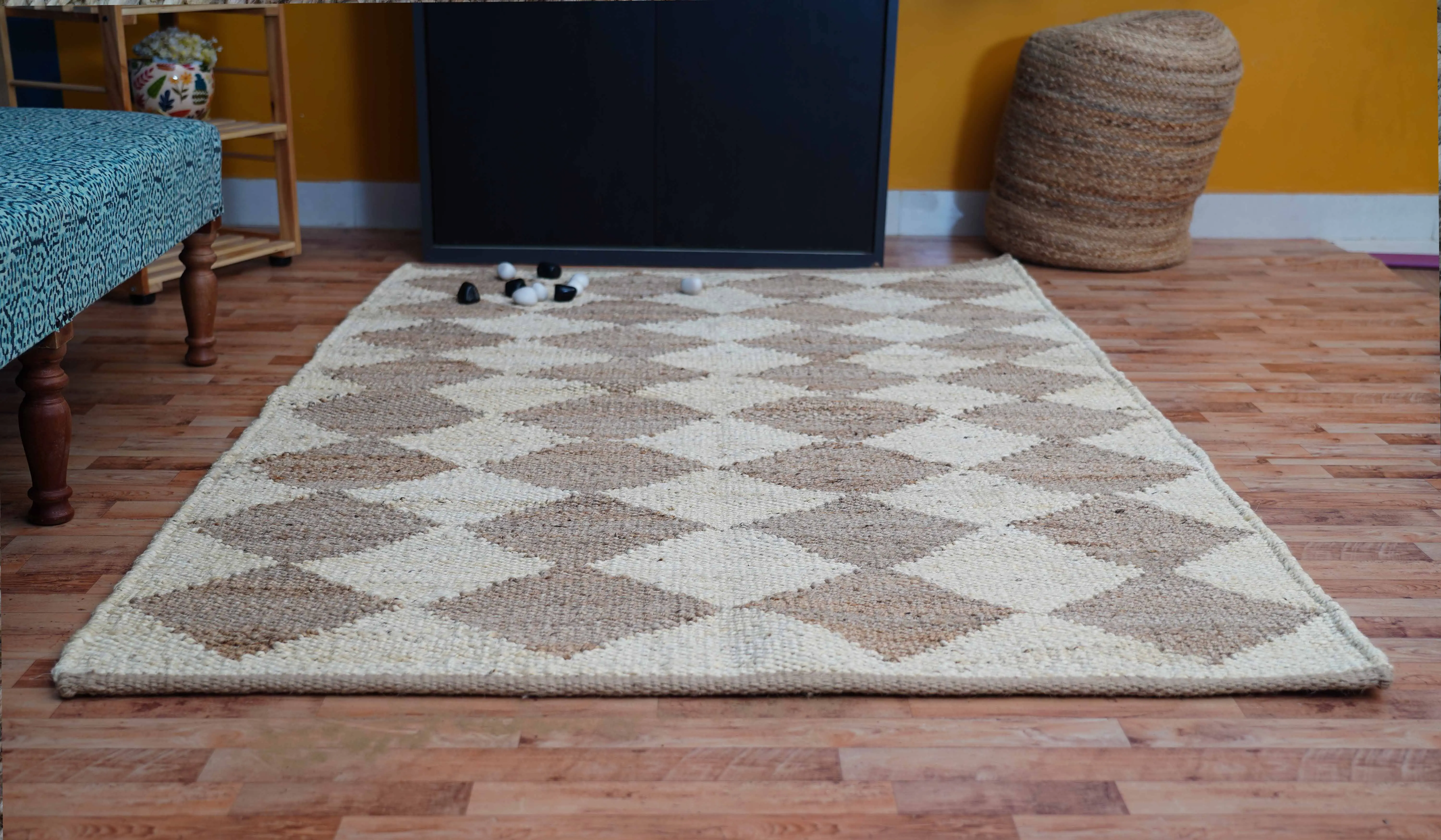 ラグ・カーペット India hemp rug Bombax Hemp Rug-Natural – Tumbleweed & Dandelion LLC